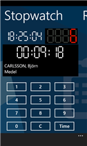 Stopwatch for Windows Phone
